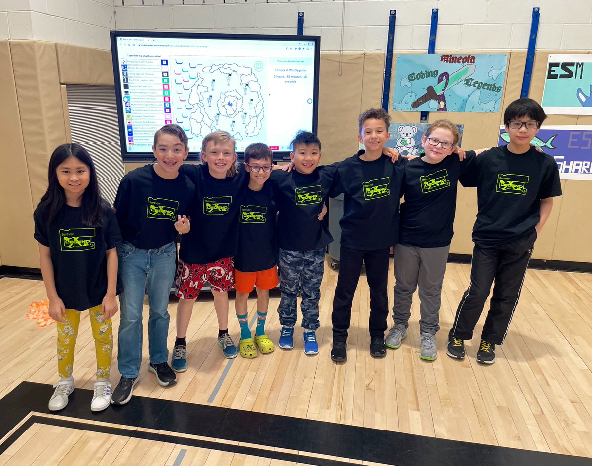 mrs_santos24's tweet image. We are so proud of the @MineolaMS Coding Legends for their grit, teamwork, sportsmanship & perseverance today. Best CDP & strong 3rd place finish today but we will be back next year… we have some unfinished business… 🤫✊🏼 #CodeConquest2023 @kid_OYO @Ms_Goldfarb