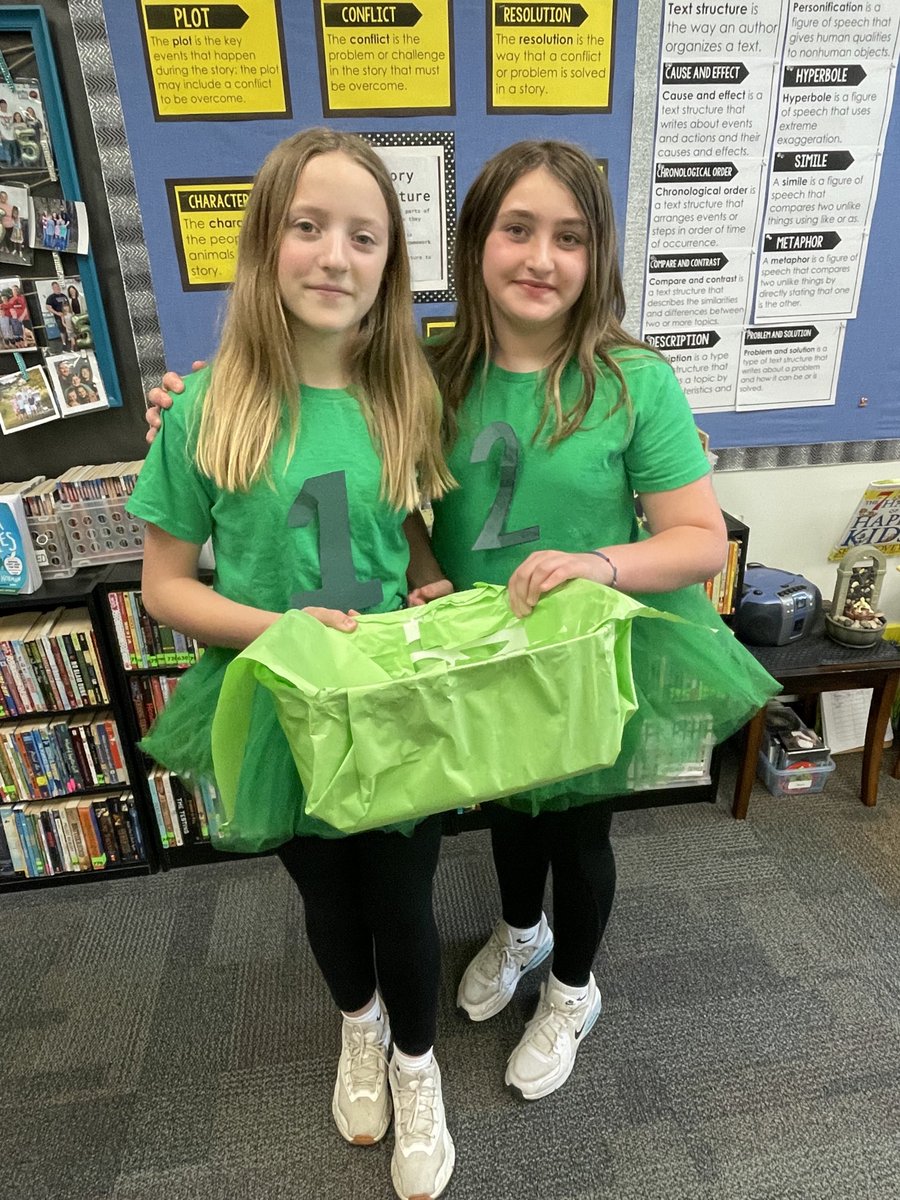 KlotzkKlotz's tweet image. “Idiom Parade” w/ 5th graders - great way to end the week! #SpoofhoundPride #figurativelanguage