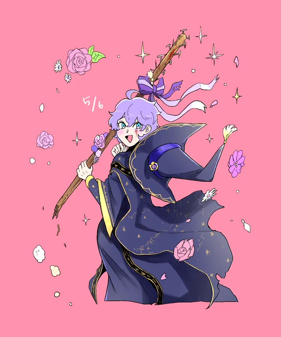 おめでとう〜 #エペル・フェルミエ誕生祭2023 #ツイステファンアート