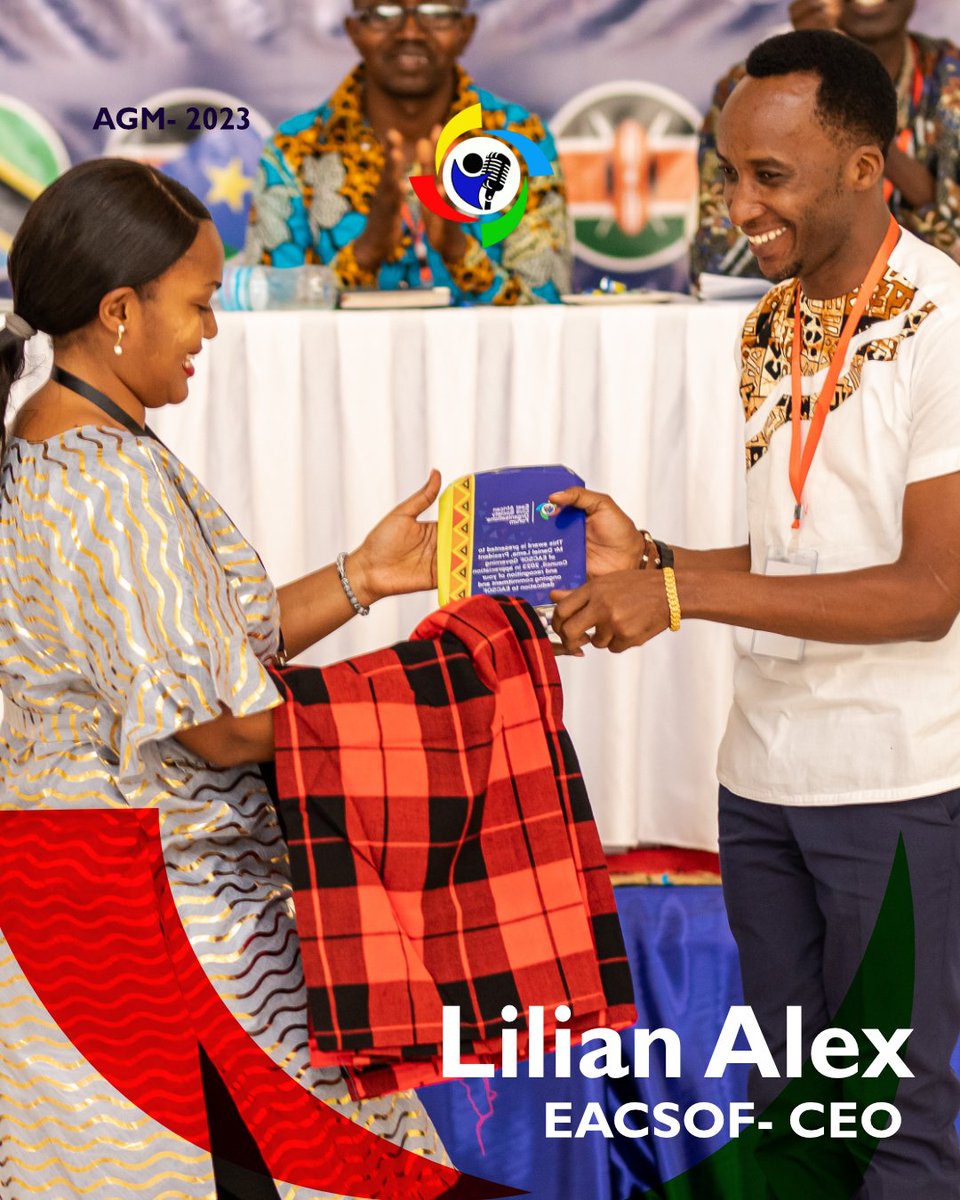 eacsof's tweet image. The New CEO of EACSOF Ms. Lilian Alex.
#CSOSummit2023