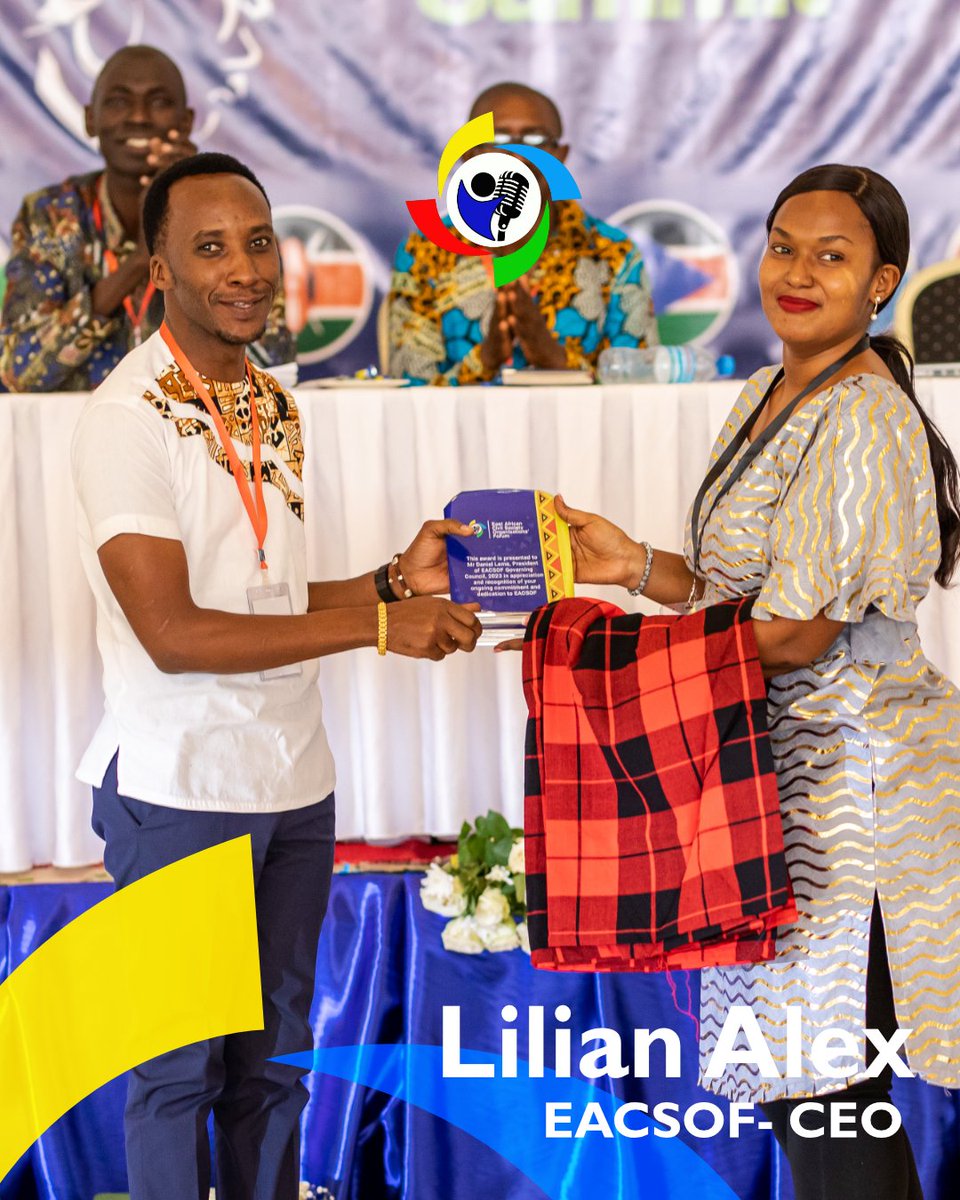 eacsof's tweet image. The New CEO of EACSOF Ms. Lilian Alex.
#CSOSummit2023