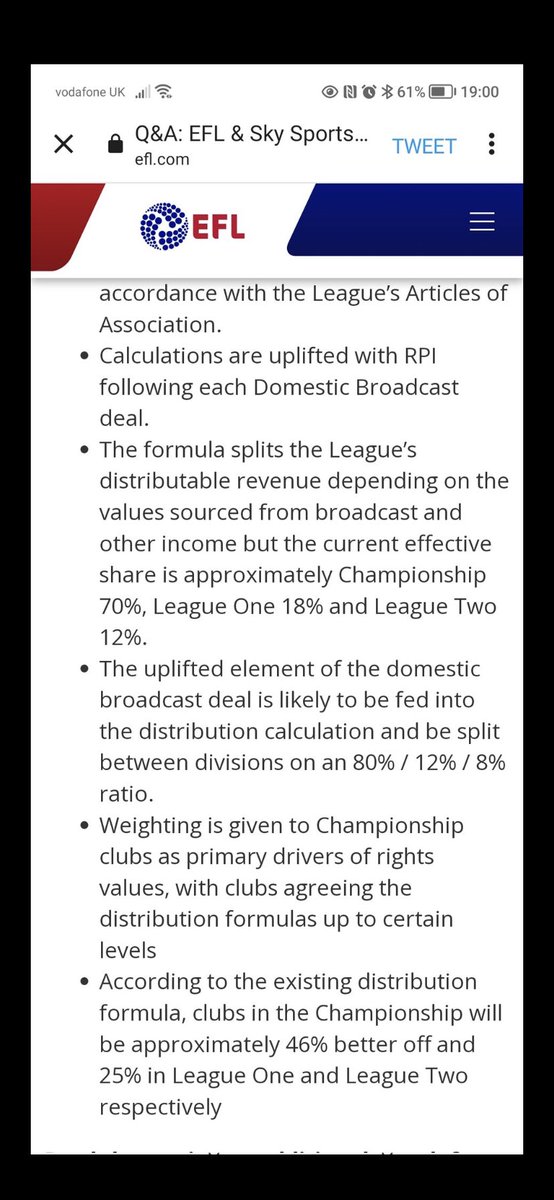 bcfcdez's tweet photo. @Uzzell01 Making the gap between the championship and league one and two even bigger. Teams can’t even afford to get promoted and compete from league one anymore https://t.co/u9En8HYwRc