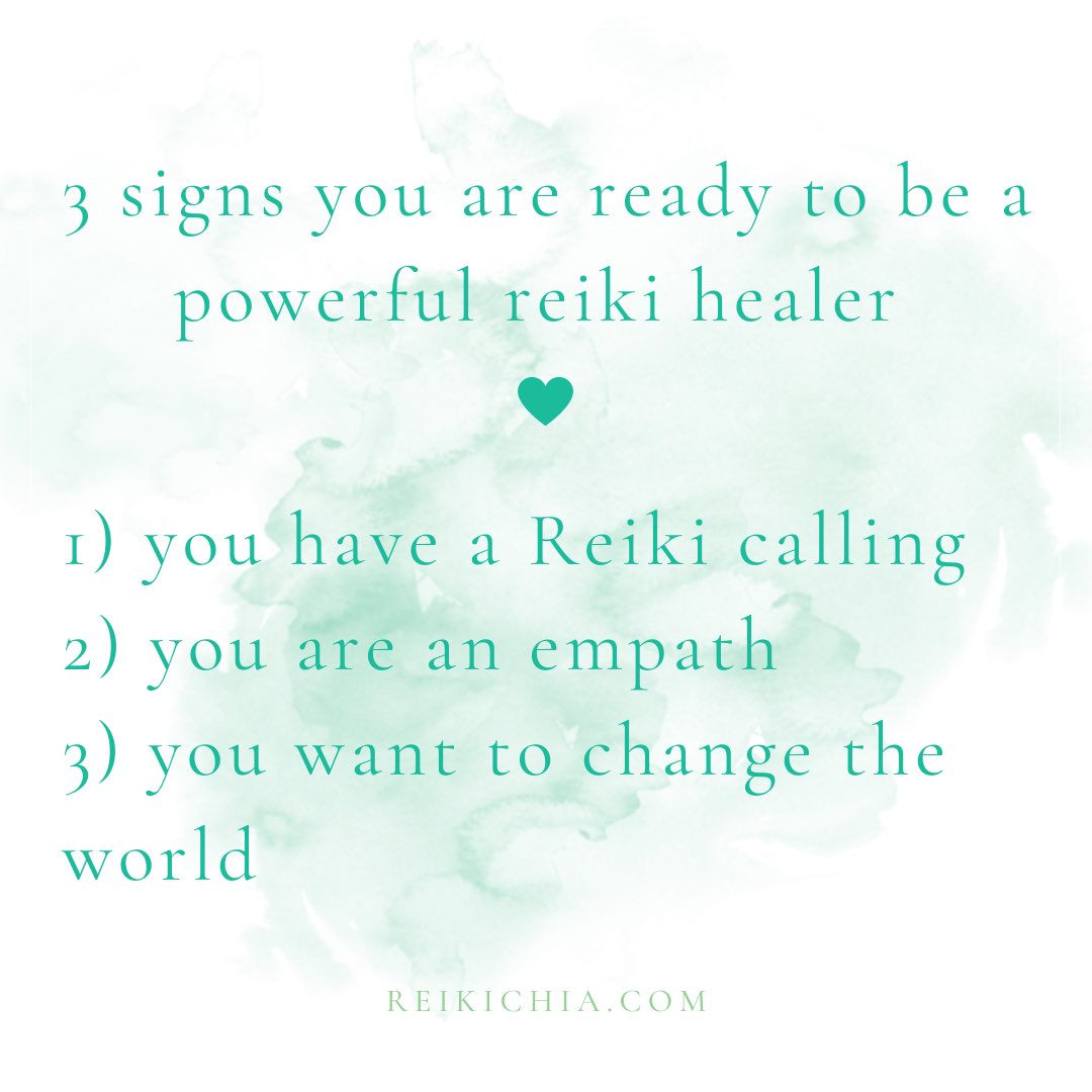reikichia's tweet photo. 3 signs you’re ready to be a powerful
Reiki healer 💚 

#reiki #reikihealer #learnreiki #powerful #PositiveEnergy https://t.co/Kkd3VSjpRQ