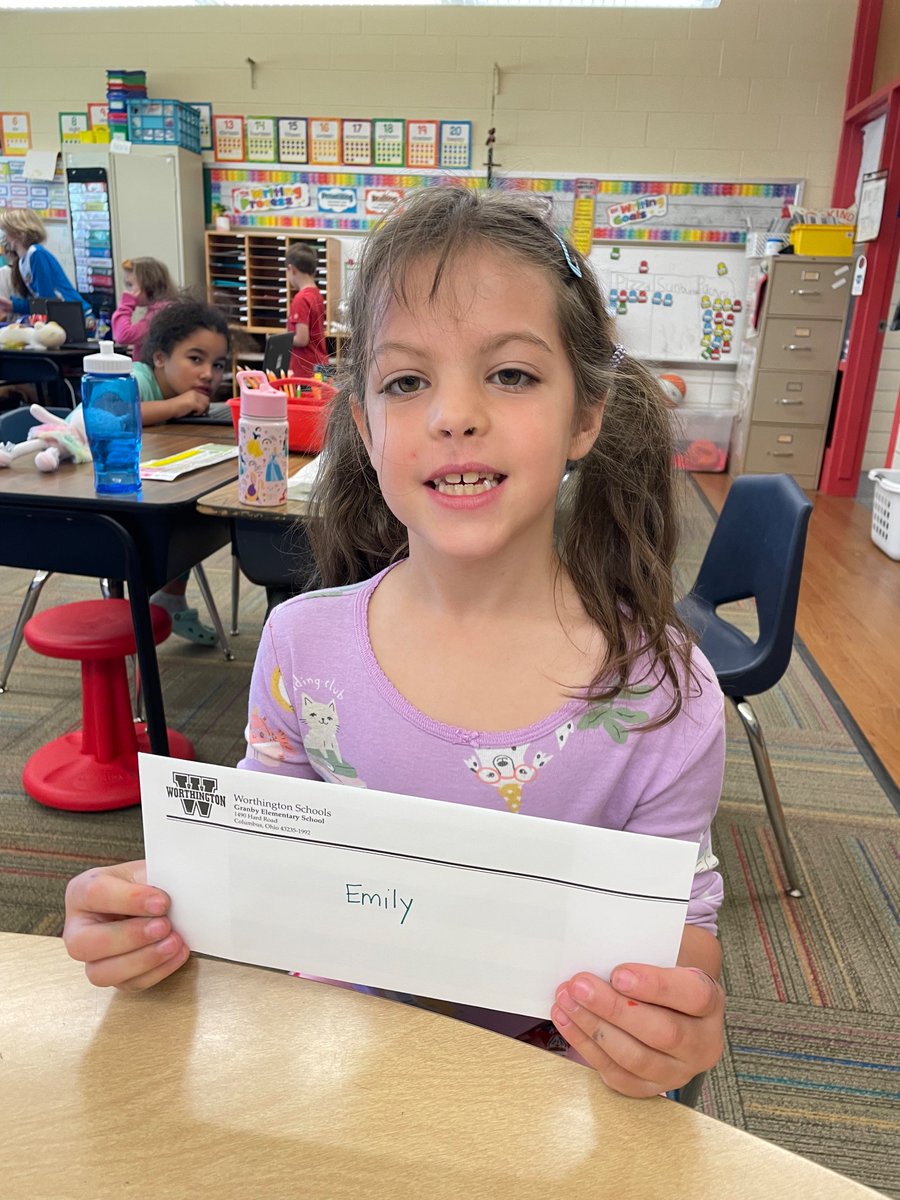 Monica Moriarty (@mrsmoriarty10) on Twitter photo These two kiddos were delighted to get “mail” from their old kindergarten teacher who is now in a different building. Worthington schools is a special place where your teachers never forget you! <a href="/WilsonHillElem/">Wilson Hill Elem</a> #itsworthit These two kiddos were delighted to get “mail” from their old kindergarten teacher who is now in a different building. Worthington schools is a special place where your teachers never forget you! <a href="/WilsonHillElem/">Wilson Hill Elem</a> #itsworthit