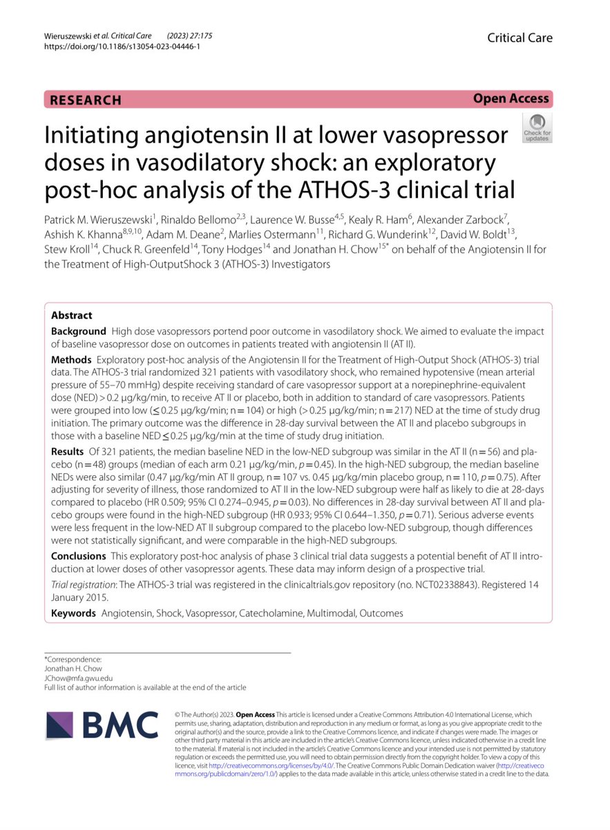 Ashish K. Khanna, MD,MS,FCCP,FCCM,FASA tweet media