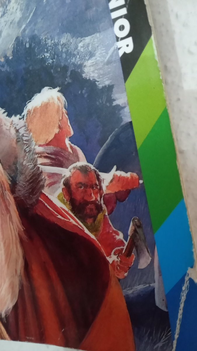 ToastedSeba's tweet image. French #LordoftheRings cover.
Gimli wasn't available, so they called the lumberjack.
#fantasy