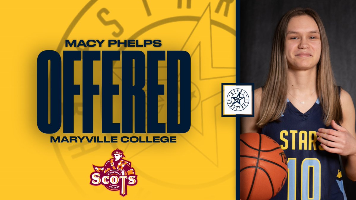 STARS HS GBB (@starsnash_gbb) on Twitter photo Congratulations to 2023 STARS Athlete Macy Phelps (@macyphelps) on her recent offer from Maryville College (<a href="/MCScots/">Maryville College Athletics</a>). This is Macy's second offer and is a testimony to her hard work and competitive nature. Way to go, Macy! Congratulations to 2023 STARS Athlete Macy Phelps (@macyphelps) on her recent offer from Maryville College (<a href="/MCScots/">Maryville College Athletics</a>). This is Macy's second offer and is a testimony to her hard work and competitive nature. Way to go, Macy!