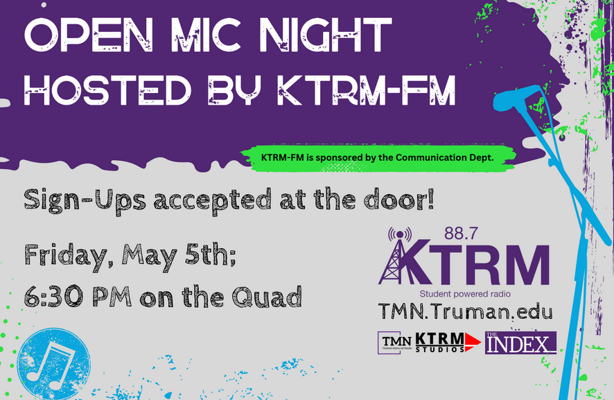 Don't forget about tonight's Open Mic Night!  We hope to see you there.