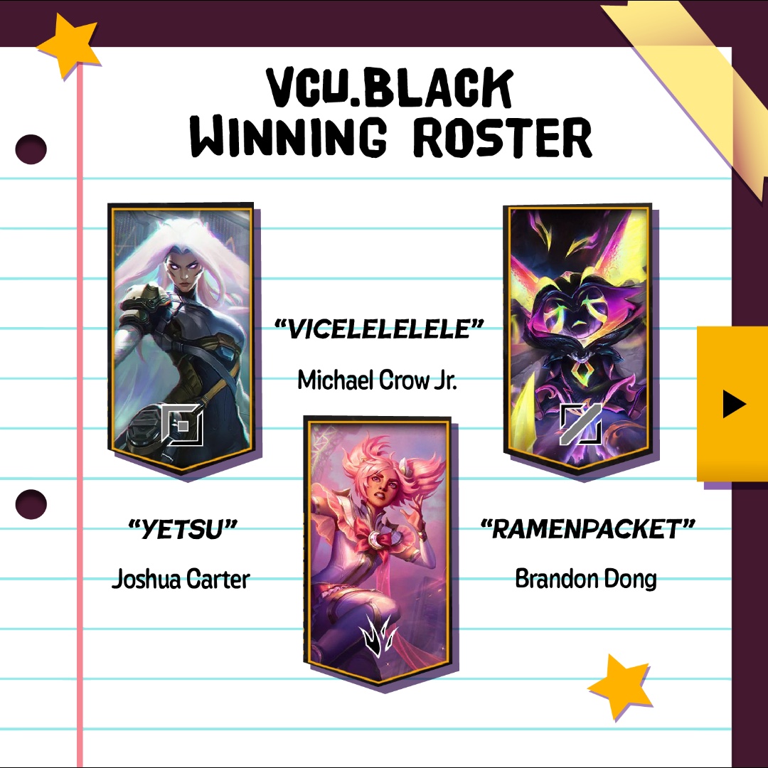 VCURecWell's tweet photo. This week on Club Cornerโlearn about Esports Clubโs championship win in the Mid-Atlantic Conference! Read more about the club at their Twitter account, @EsportsVCU. Thereโs a screen-reader-friendly version of this edition in the link in our bio.
#VCU #VCURecWell #ClubCorner https://t.co/BNuNNC1i1x