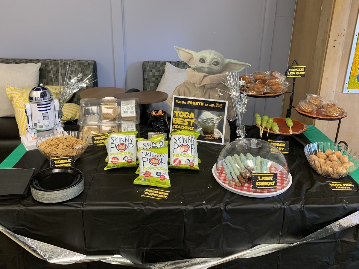 May 4th was a fun day for Mote’s staff thanks to the Sunshine Committee. #Maythe4bewithyou  <a href="/RedClaySchools/">Red Clay Consolidated School District</a>  #theAmazingPlace