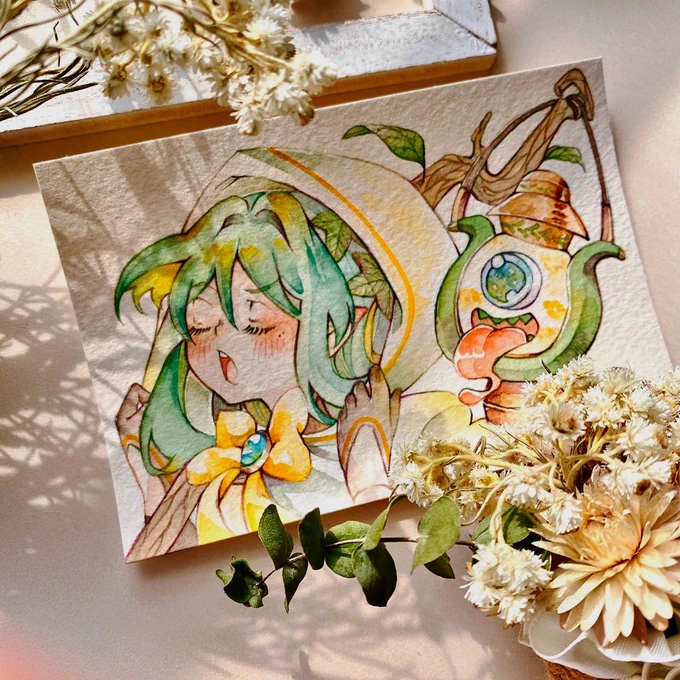 #ゴールデンウィークSNS展覧会2023 #透明水彩 でイラスト描いてます
