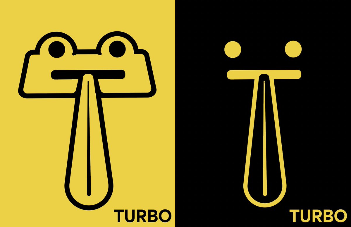 Light mode and dark mode $turbo icon
