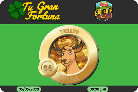 TuGranFortuna's tweet photo. #Tufortuna #TuGranFortuna #Loteria #Animalitos #La_Granjita #LaGranjita
#Resultado: La Granjita 05/05/2023 06:00 PM https://t.co/M79DzQZv6d