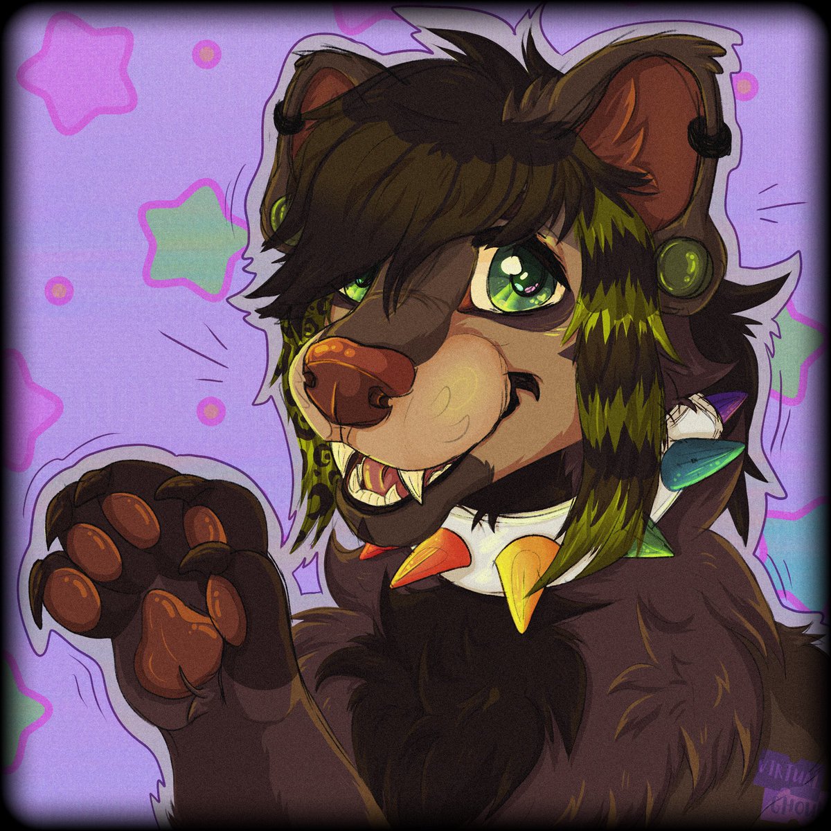 inactive_3627's tweet photo. some experimental personal art to help defeat art block :D

#furries #furryart #emofurry #furryartist #furryartist https://t.co/bocaqUCtEI