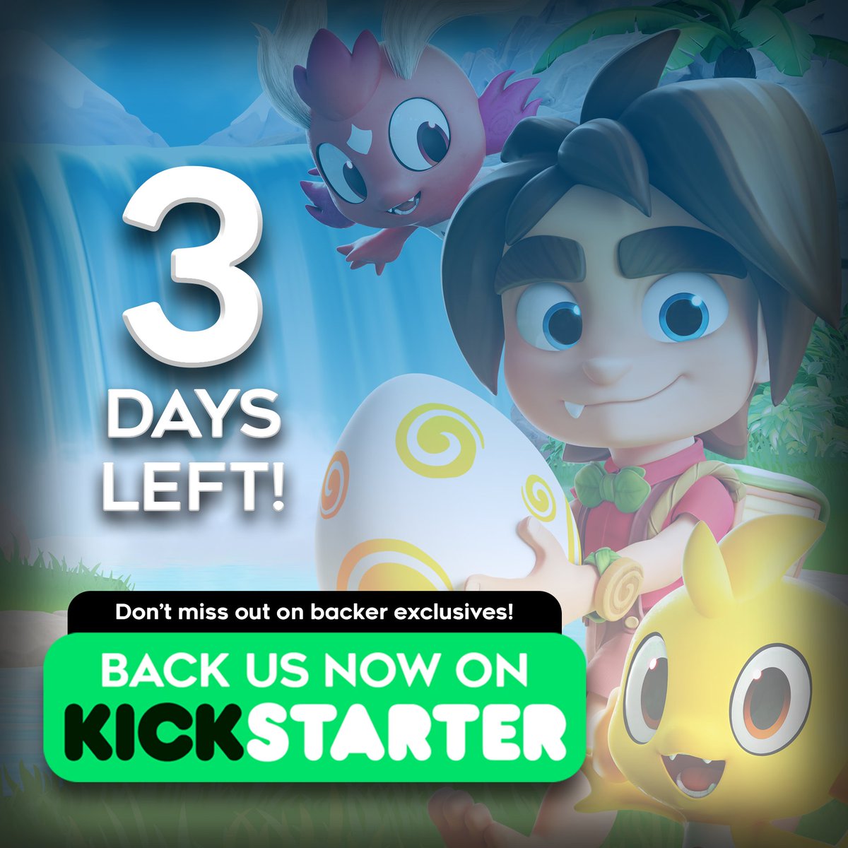 Only 3 days left for the Poglings kickstarter! Don't miss out on backer exclusives like beta access and more!