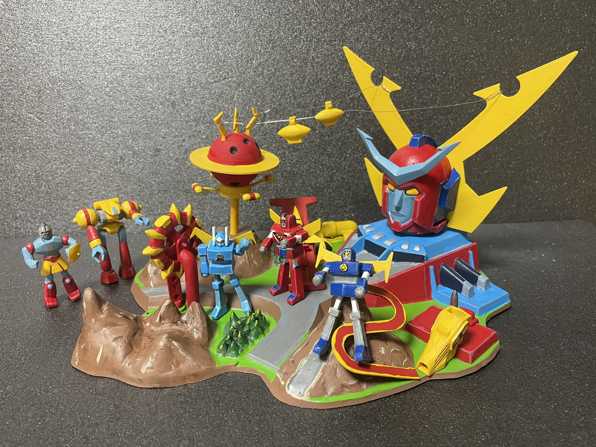 アオシマ プラモデル 最強ロボ ダイオージャ ロボット基 ヘッド