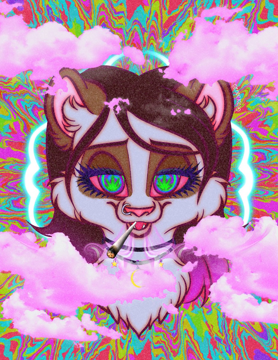 geodedog's tweet image. 🍃 420 PORTRAIT RAFFLE 🍃

TO ENTER:
💨 must be 18+
💨 retweet &amp;amp; like this post
💨 reply with your favorite gas station snack 
💨 raffle ends may 12 

🍀good luck!🍀