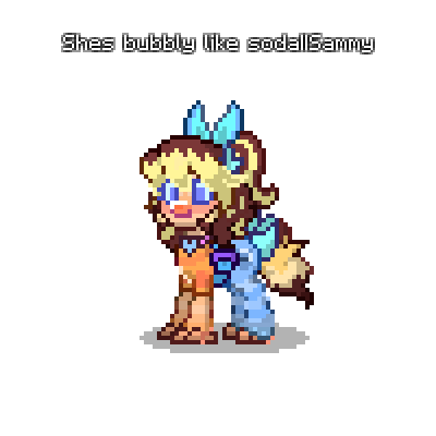 MADEDD13's tweet photo. sammy but ponytown https://t.co/S4NknAb4vp