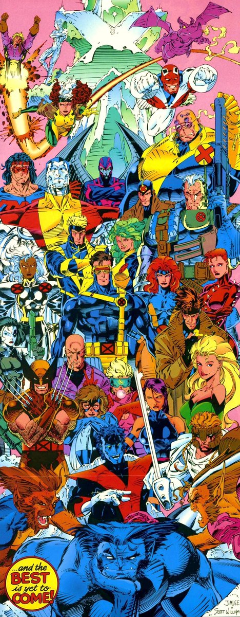 Jim Lee poster #xmen