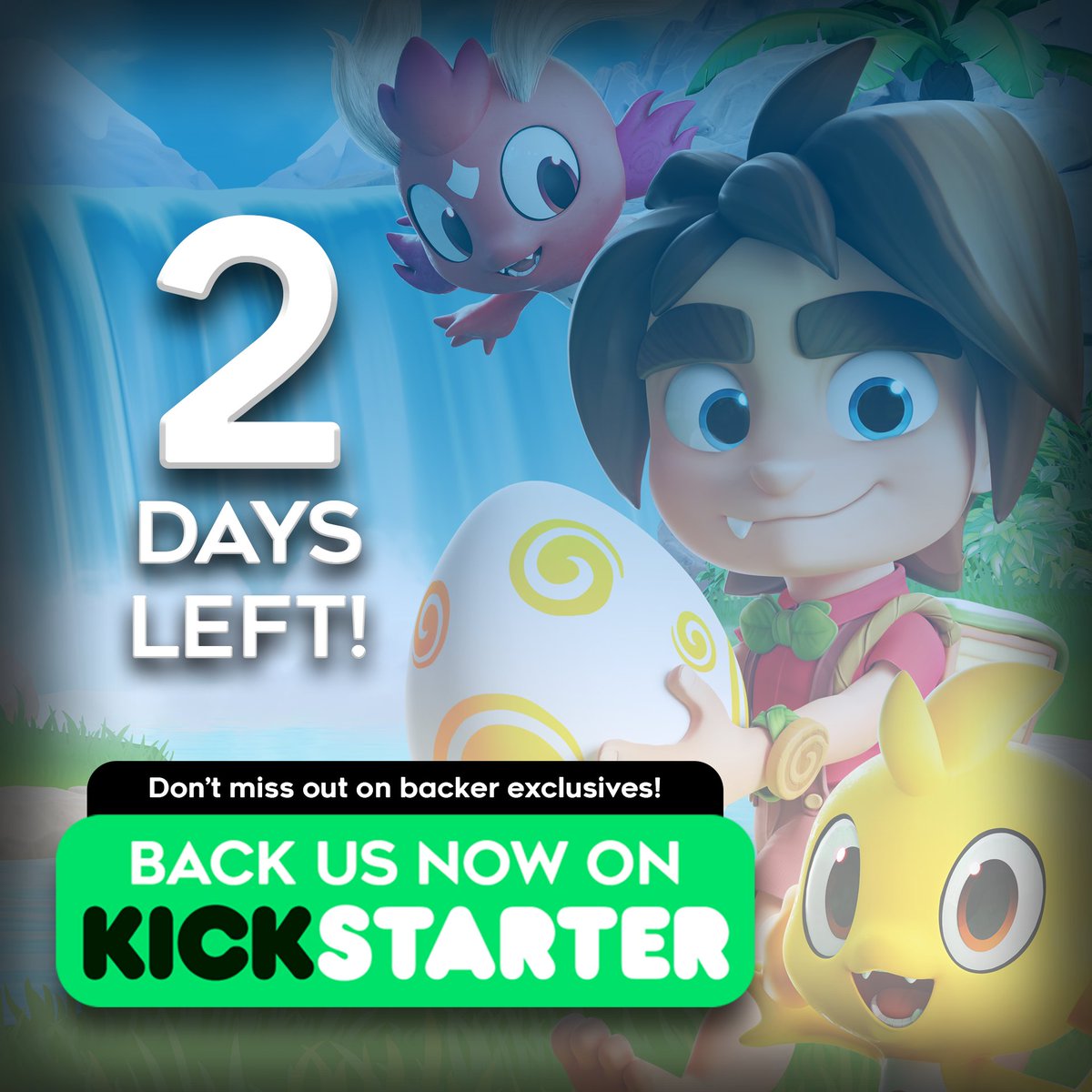 Only 2 days left for the Poglings kickstarter! Don't miss out on backer exclusives like beta access and more!
