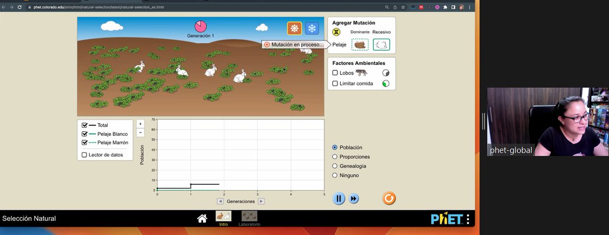 noelhv's tweet photo. Simulaciones para Biología, entre las 150 simulaciones para ciencias y matemáticas que estamos compartiendo con docentes de todo el país de la mano @PhETsims en conjunto con @educacion_mec   Se viene el primer curso para Uruguay!! sumate! #STEM #STEAM https://t.co/zkQxBV5FC5
