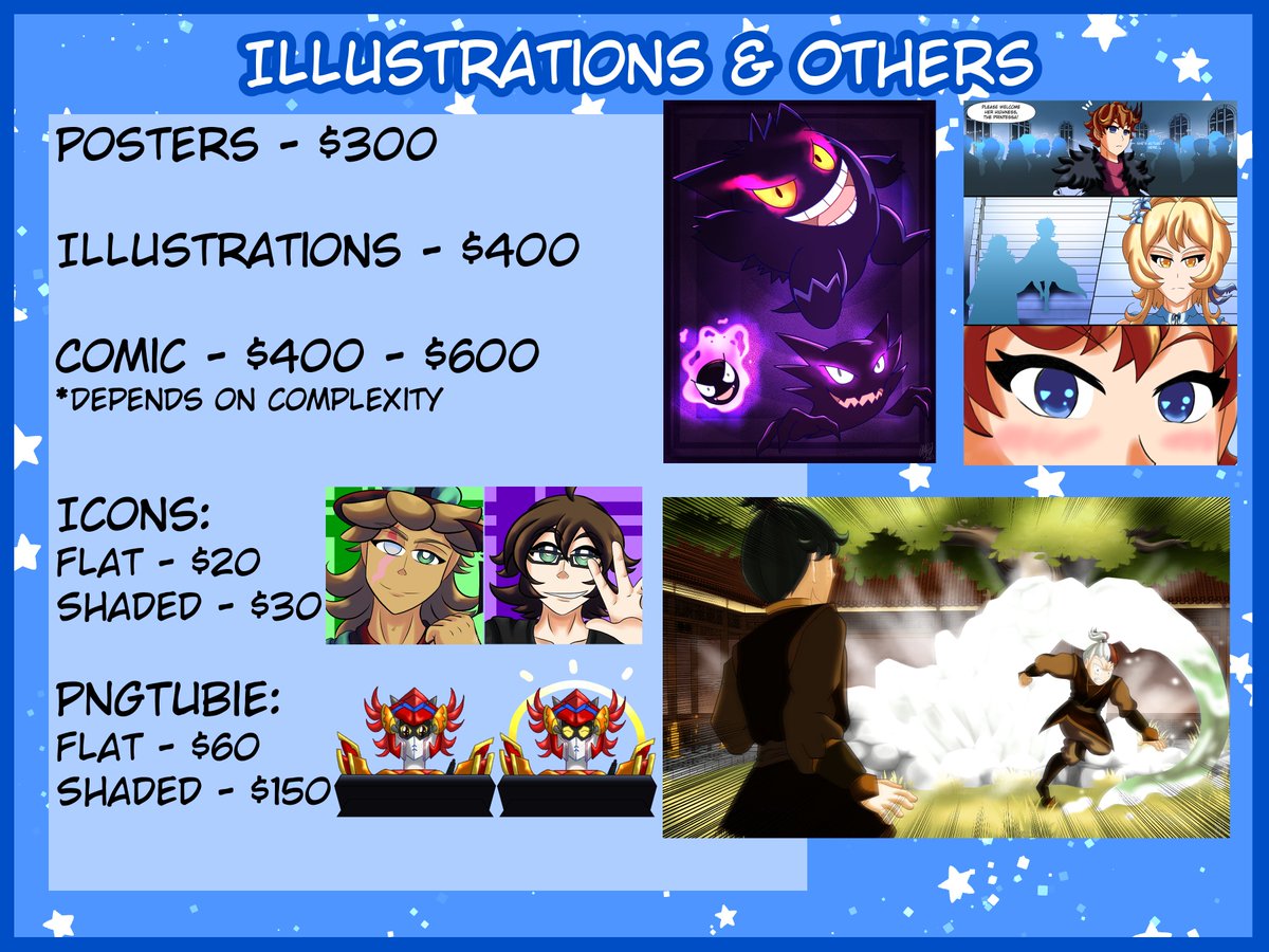 ChaosPhoniex's tweet image. My new prices for commissions!
Support me at buy me a coffe or ko-fi!
No slot limit currently! Please feel free to DM or reply!
ko-fi.com/chaosphoniex
buymeacoffee.com/chaosphoniex
#commissionsopen #CommissionSheet #Commission #artcommissions