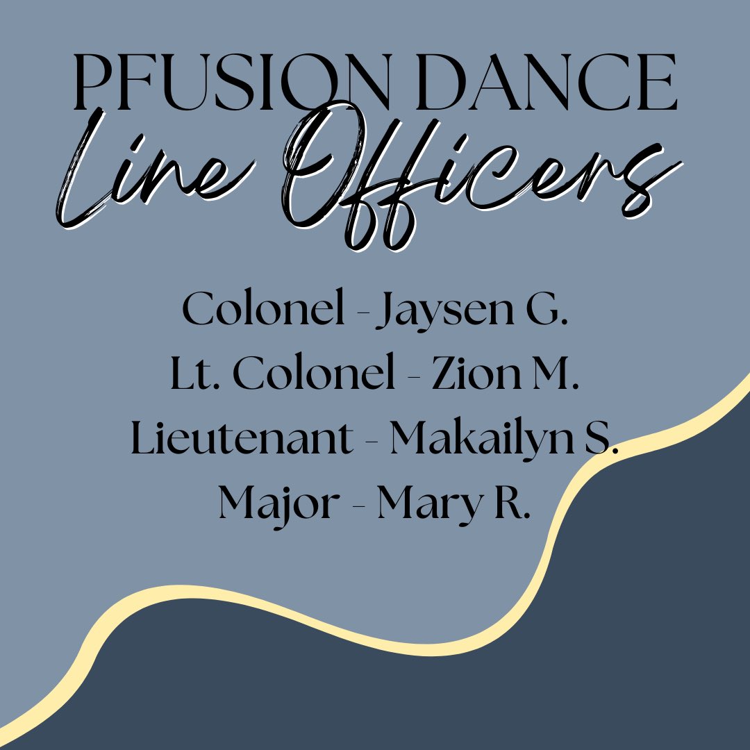 LPD_Pville's tweet photo. Congratulations to our 2023-2024 Pfusion Dance &amp; JV Leadership! https://t.co/1qx6Aj00ve