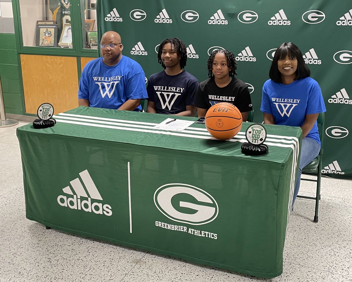 Will Cheney (@cheneyaug) on Twitter photo Shoutout to <a href="/GHSladypack/">Greenbrier Lady Pack</a> guard <a href="/btrin_105/">Trinity Barrow</a> on signing with <a href="/Wellesley/">Wellesley College</a> college today.
85 wins, 1,200+ points and 600+ assists in her HS career at Greenbrier. Best pure point guard Iāve ever covered (boy or girl). <a href="/RyanMorningsta5/">Ryan Morningstar</a> <a href="/GaStingMcmurray/">Georgia Sting McMurray</a> Shoutout to <a href="/GHSladypack/">Greenbrier Lady Pack</a> guard <a href="/btrin_105/">Trinity Barrow</a> on signing with <a href="/Wellesley/">Wellesley College</a> college today.
85 wins, 1,200+ points and 600+ assists in her HS career at Greenbrier. Best pure point guard Iāve ever covered (boy or girl). <a href="/RyanMorningsta5/">Ryan Morningstar</a> <a href="/GaStingMcmurray/">Georgia Sting McMurray</a>
