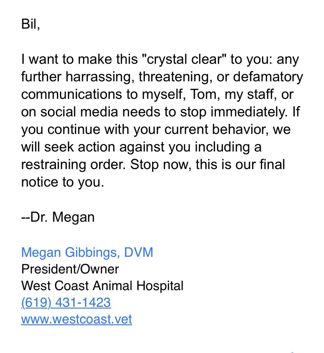 bilbrierley's tweet photo. Does @Yelp support threats from businesses? https://t.co/z2SzygBpmV