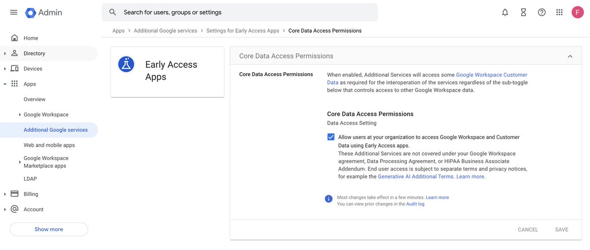 peterghorner's tweet photo. #Bard is coming to @GoogleWorkspace! 🎉
Admins will soon be able to turn #Bard on or off for users on their domain!
https://t.co/xPYUSbalOT
@Appsevents1 @GoogleForEdu https://t.co/SaqdQ1llBV