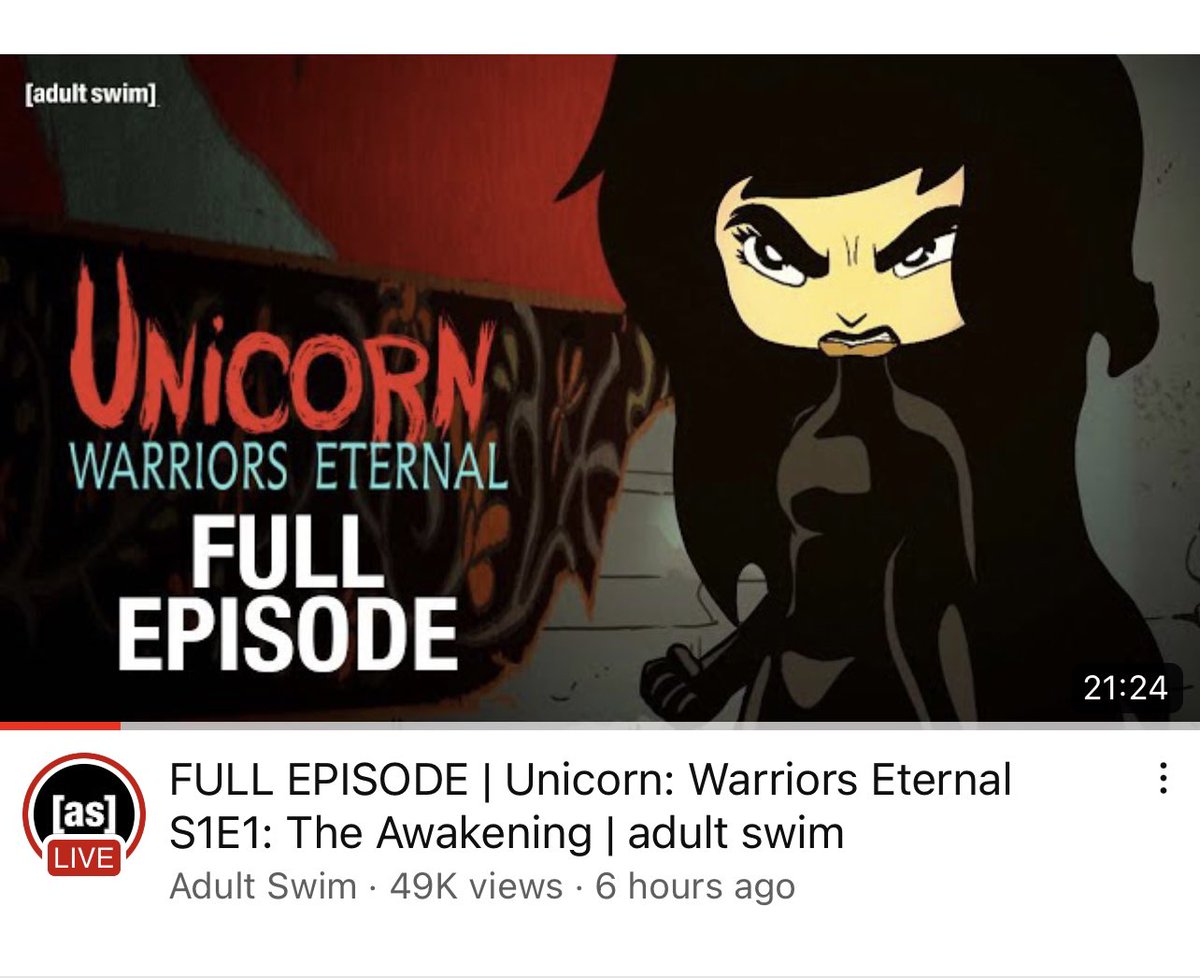 TheDocsboard's tweet photo. 🗡️Nerd News🦄: The first episode of the new acclaimed action anime, Unicorn: Warriors Eternal, is available on the @adultswim YouTube channel! The link to watch it is below 👇🏿.
https://t.co/k3namgA8MR
DOC-
#adultswim #anime #cartoon #UnicornWarriorsEternal #drc96 #elf https://t.co/WH0ftErbeP