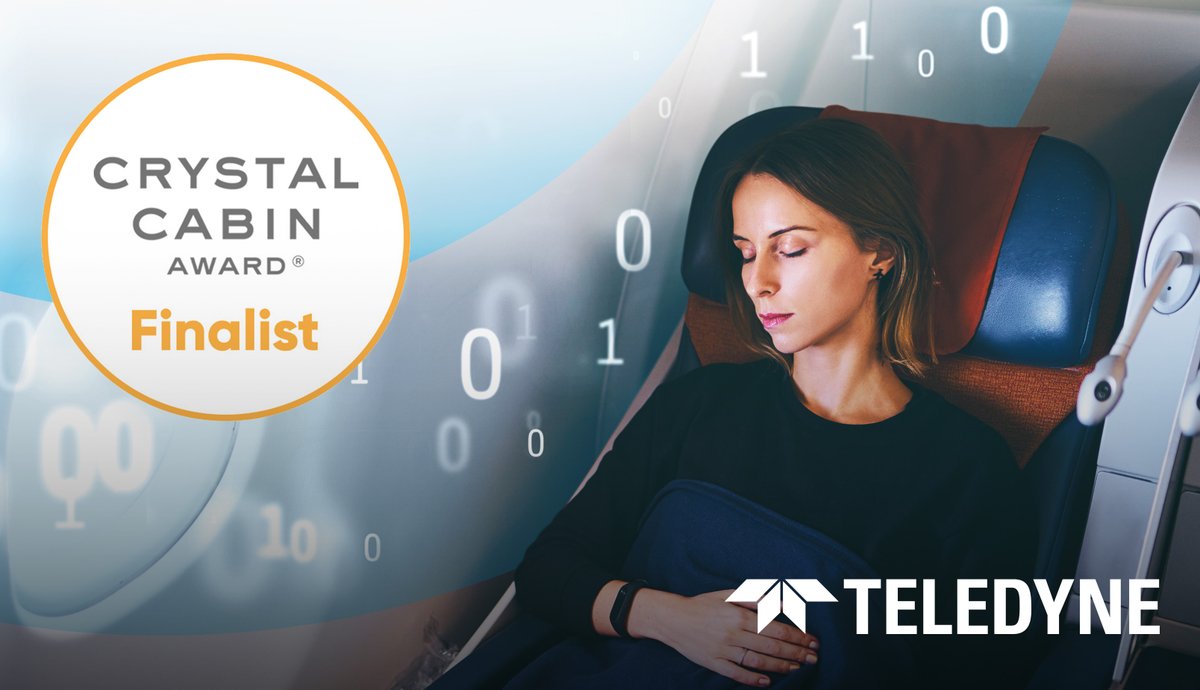 TDYControls's tweet photo. 🏆CRYSTAL CABIN AWARD 2023 FINALIST

Teledyne's ACES has been announced in the top three for Health &amp; Safety. Meeting passengers' new expectations for cabin health and safety, ACES is the first FAA and EASA certified cabin environment monitoring system.

https://t.co/OcZGAED3nz https://t.co/bhesIU6wUt