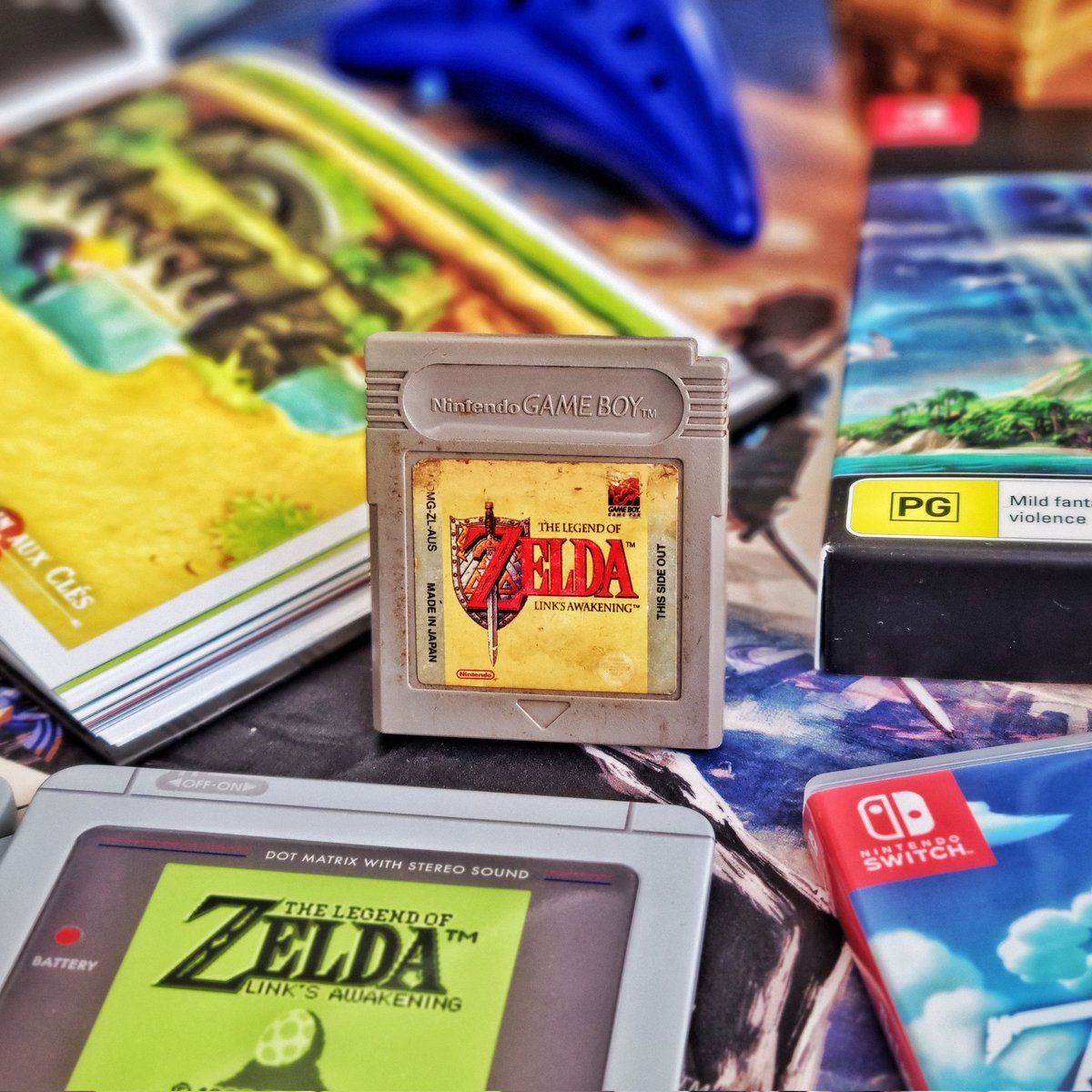Qualbert1's tweet photo. What was your very first Zelda game?
Kicking off a #WeekofZelda in the lead-up to Tears of the Kingdom, I thought I'd share the one that started it all for me: Link's Awakening.
#Zelda #TheLegendofZelda
#Gameboy #Retro https://t.co/ExE5PykPMV