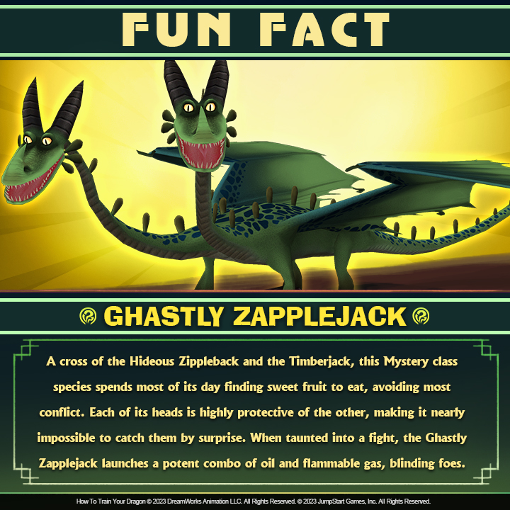 SchoolOfDragons's tweet photo. The Ghastly Zapplejack and the Hobgobbler is on Sale  now! #FunfactFriday #SchoolofDragons https://t.co/Gn7Nt2nNU4