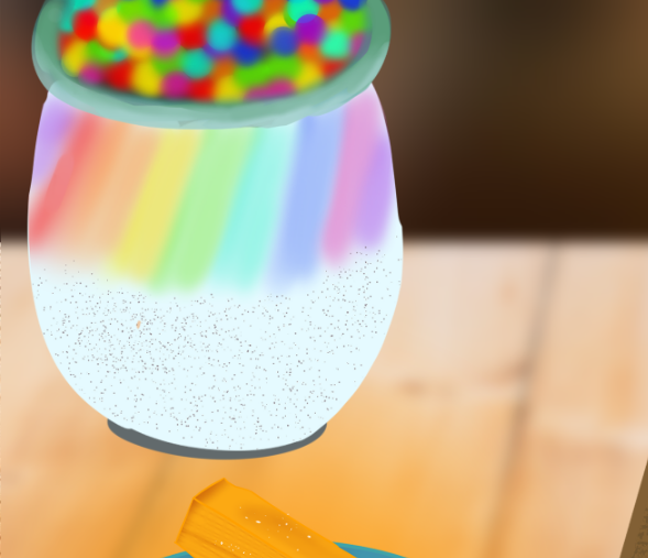 NPC_Liam's tweet photo. @eddieededed Lastly, for dessert, i made Rainbow Berries and Goatmeal Pudding. This one probably is the most technical dish out of the three, making sure each color layer is distinctly visible so it pops in the eyes. I'm quite proud to have pulled it off really :D. (6/?)
#NPCCookOff https://t.co/ByJYm1AM1W
