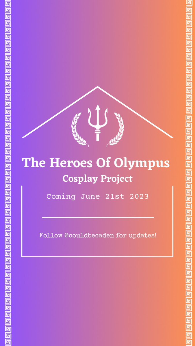 couldbecaden's tweet photo. The Heroes Of Olympus Cosplay Project 🔱🏛️ #percyjackson #pjo #heroesofolympus #percyjacksoncosplay #pjocosplay https://t.co/T15UtN9dD4