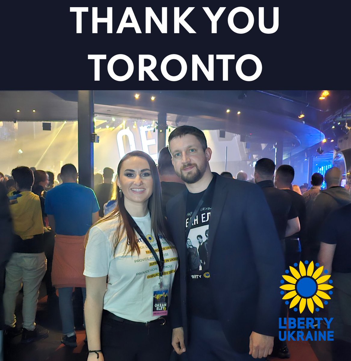 LibertyUkraineF's tweet image. Thank you - Toronto !

#helpForUkraine  #WarInUkraine
