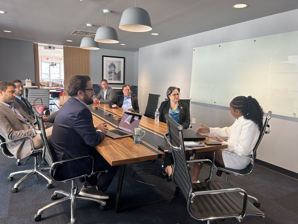 RepMcClellan's tweet photo. Great meeting with @IntactTech CEO @JesseWhiteIT to learn more about the company’s initiative to increase &amp; diversify employment within VA-04.

I also spoke w/ employees to hear how Intact is working to train &amp; educate staff, including those without prior IT experience. https://t.co/MpO4Br0rds