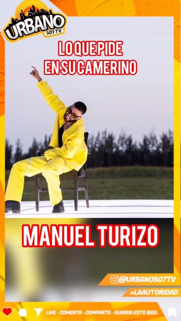Que vaina más rara !!! Se filtra una petición de #ManuelTurizo para su 2000 tour donde exige 100,000 toallas sanitarias 😨