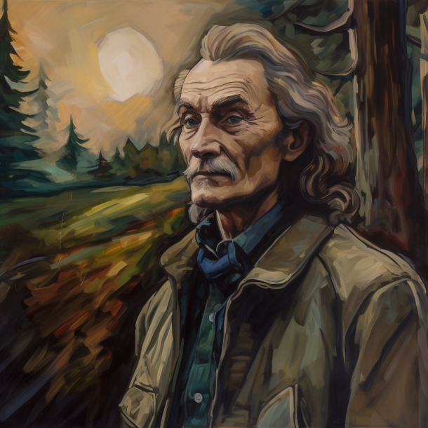 CraigBaird's tweet image. The legendary Gordon Lightfoot generated in the style of an Emily Carr painting.

Emily Carr (1871-1945) was one of Canada's greatest painters.
Her modernist &amp;amp; post-impressionist style focused often on landscapes &amp;amp; the Indigenous.
Today, she is considered to be a Canadian icon.