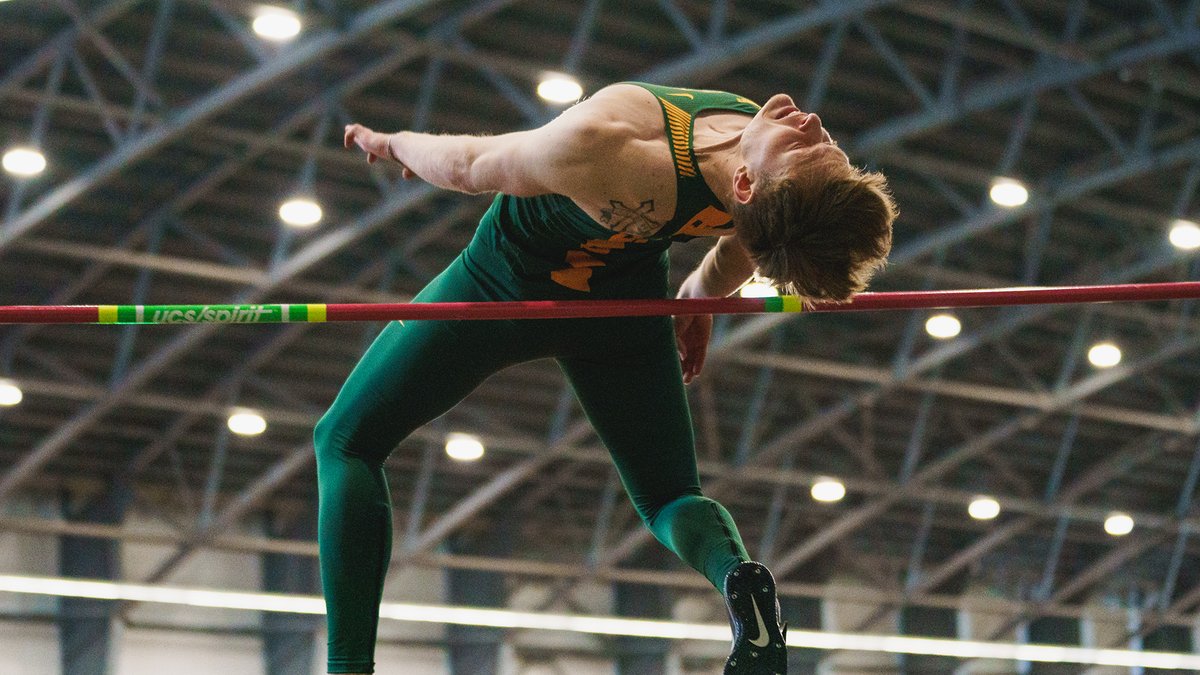 NDSUTrackField's tweet photo. Elijah Hylen cleared 6-09.00 (2.06m) to win the high jump at the NDSU Tune-Up. https://t.co/BWhPFfU4Pn