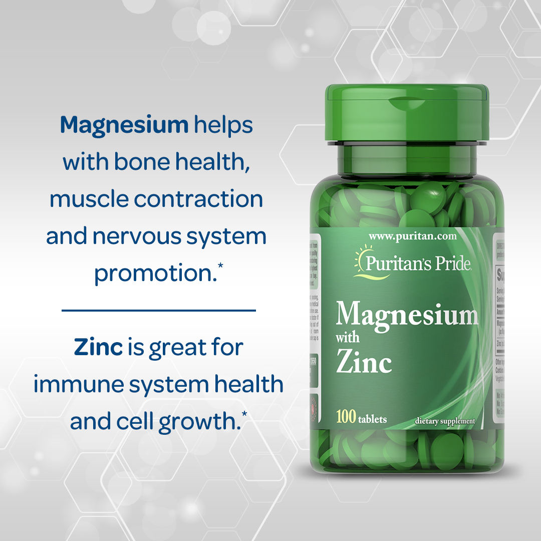 Puritans Pride on Twitter "Puritan's Pride Magnesium with Zinc make up