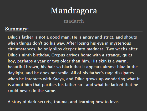 beacansidhe's tweet photo. i've just uploaded the first chapter of my newest #luckae fic, which is very different from what i normally write

- explicit, graphic depictions of violence
- horror
- mind the tags
- no violence between kaeya and diluc

link in replies! https://t.co/0Gu3dUPdCs
