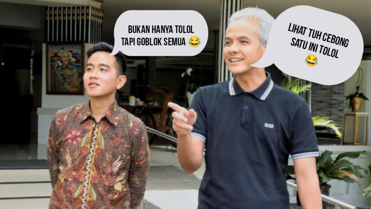 Cebong emangnya gitu tololnya kebangetan 😂 gambar siapa yg lo pake bong kok ada tato nya 🤣