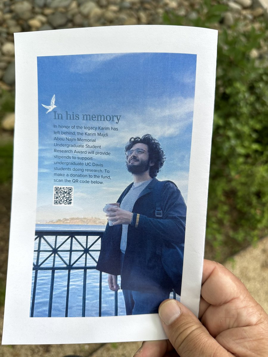 phylogenomics's tweet photo. At the Celebration of Life of Karim Abou Najm at @ucdavis https://t.co/DpWovGAOCH