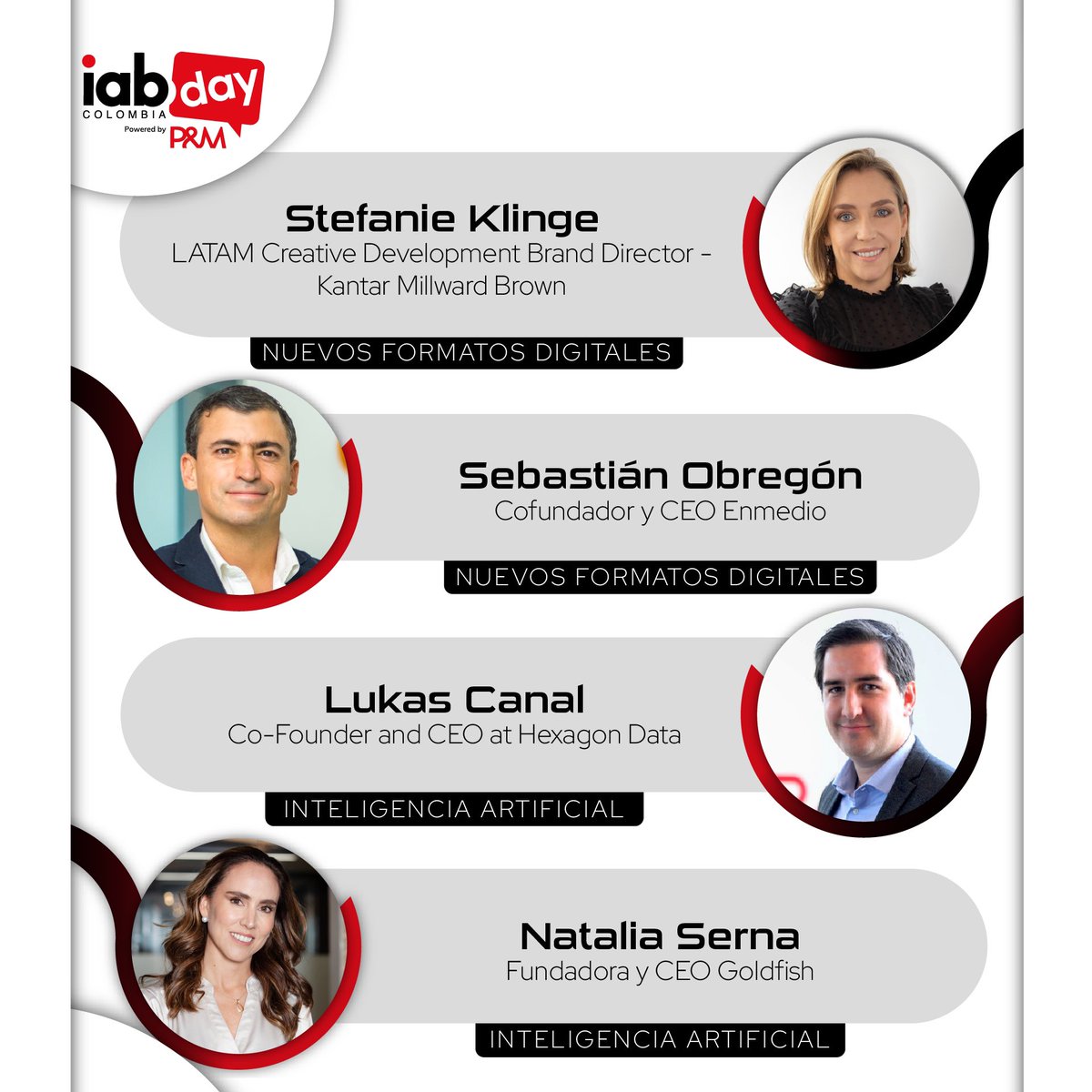 iabcolombia's tweet photo. Este año el IAB Day trae a expertos de la industria del marketing y la publicidad digital para hablar sobre “Martech al servicio de lo humano”🦾.
👇🏻🧵: https://t.co/Dk4SFq2uUl