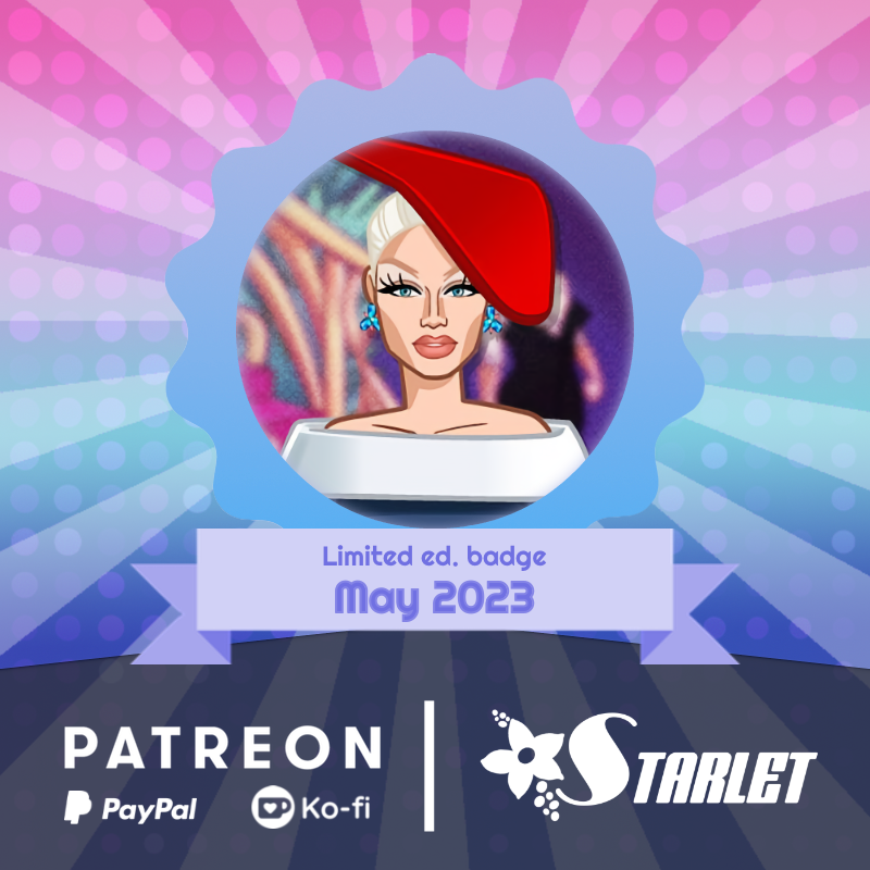 StarletDrag's tweet photo. Want to help support Starlet 🌸?

Join our Patreon to get May 2023's exclusive badge, featuring Nicky Doll

✨Patreon: https://t.co/HAVDXjUEXB

Or, send us a donation!
Anything helps~ 💖

✨Ko-Fi: https://t.co/yGdz2rPd3A
✨PayPal: https://t.co/FmeEY5hs0Q https://t.co/fxVCvDLLuW