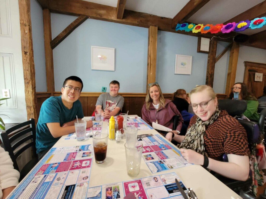 phslss's tweet image. We visited So Much to Give Inclusive Cafe today for lunch! Totally awesome experience. We even got to check out their kitchen and the different jobs available.