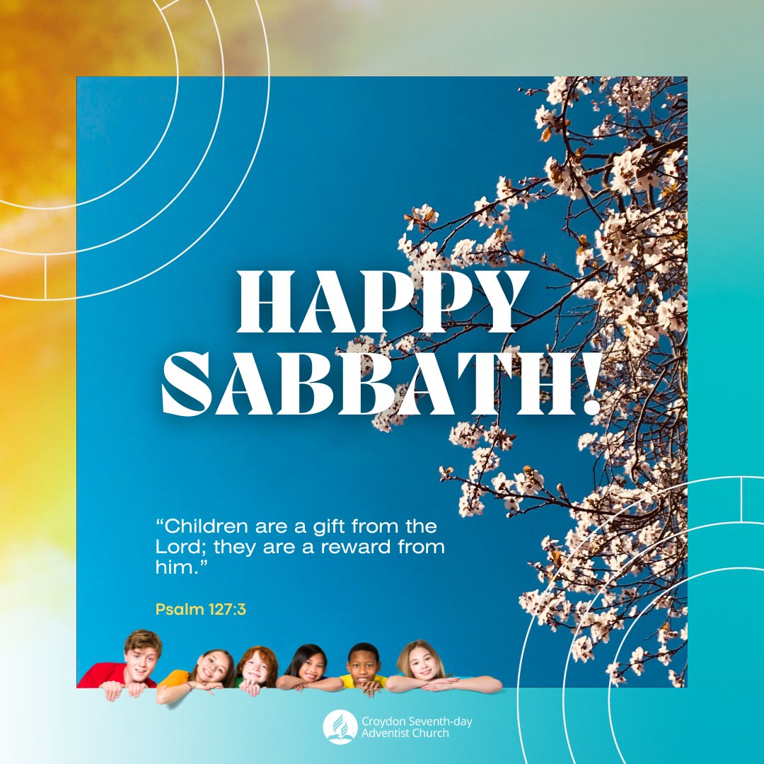 Happy Sabbath friends!
#croydonsda #happysabbath #SabbathBlessings #Sabbath #sabbathrest #HappySabbath #sabbathworship #sabbathday #sabbath