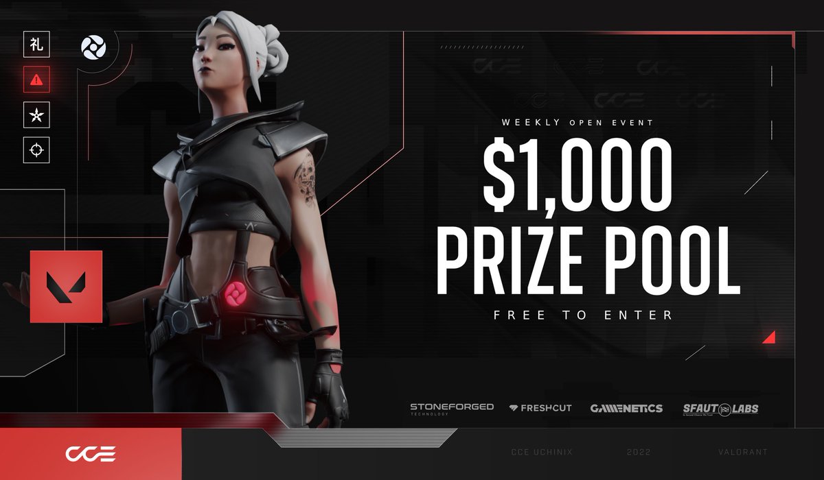 EU &amp; NA $1,000 OPEN Valorant Tournaments on May 7th / May 14th.

- $1,000 NA Cup on May 7th
- $1,000 EU Cup on May 14th

Registration links in the replies! #CCEUCX #VALORANT